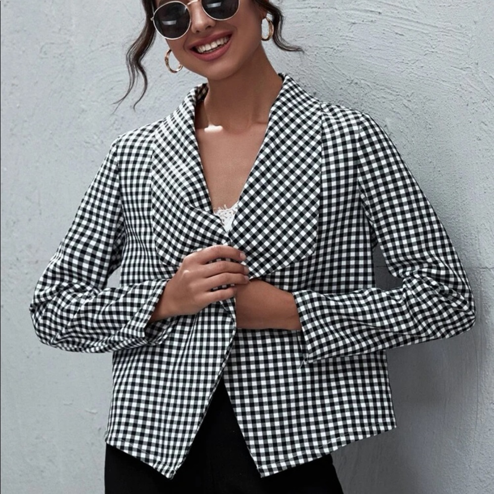 Plaid Blazer